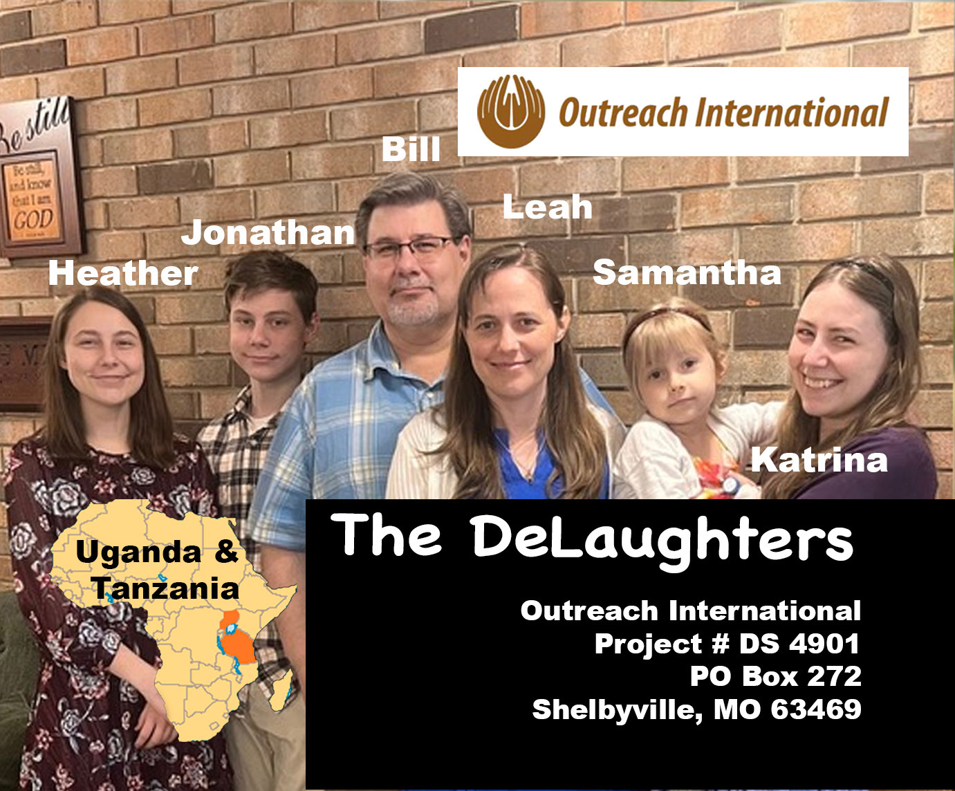 DeLaughter Prayer Card